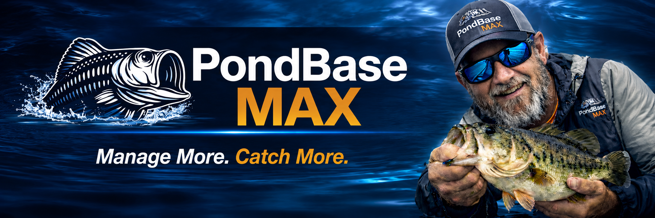 PondBase MAX — Manage More. Catch More.
